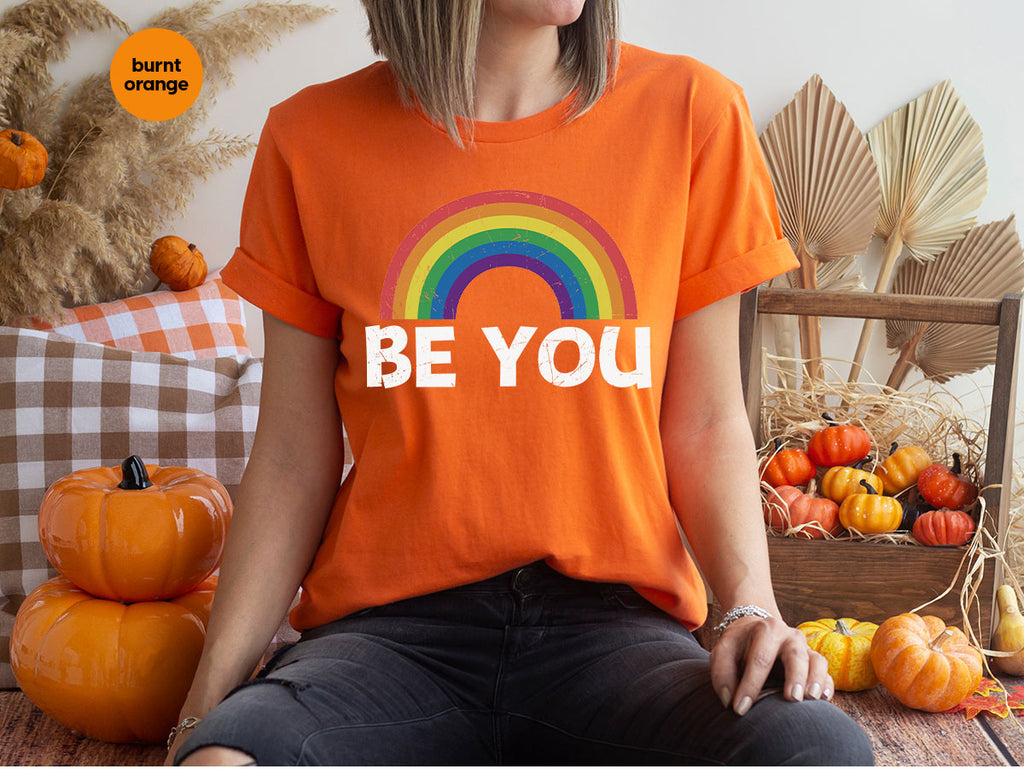 Rainbow T-Shirt, Be You Shirt, LGBT Pride product image 90