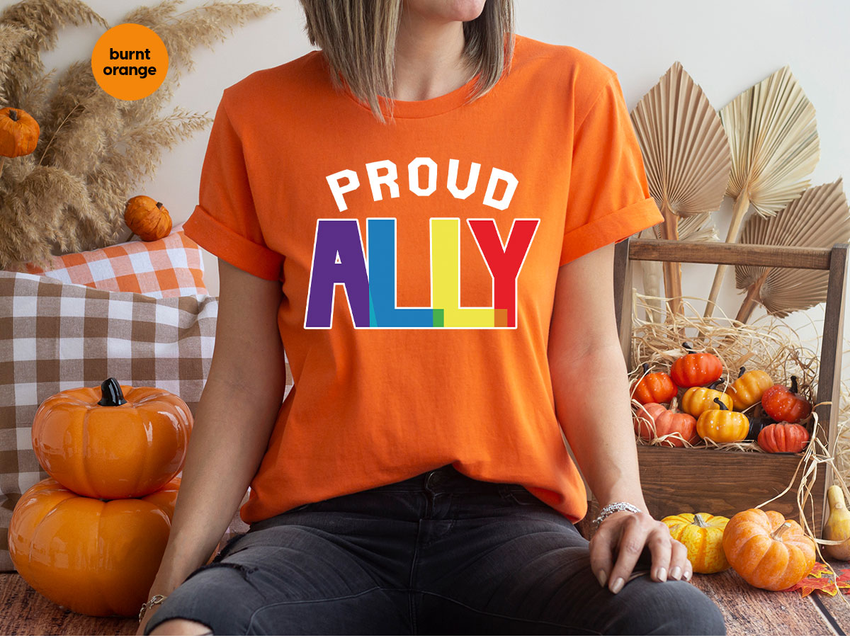Proud Ally Shirt, LGBT T-Shirt, Tee product image 96