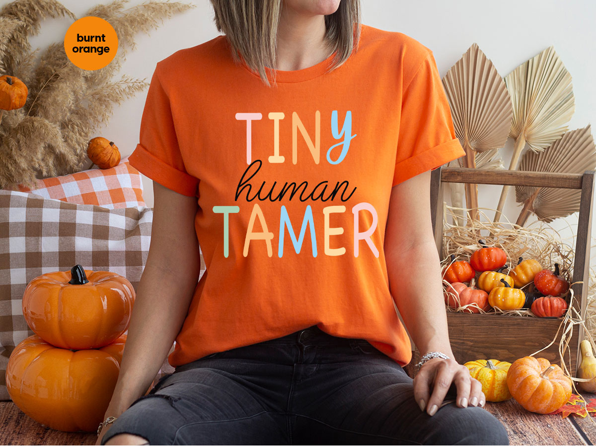 Teacher Shirt, Tiny Human Tamer, Kindergarten Preschool product image 31