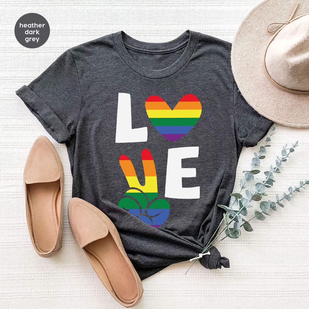 LGBT Love Shirt, Rainbow Glory T-Shirt, Pride Tee product image 97