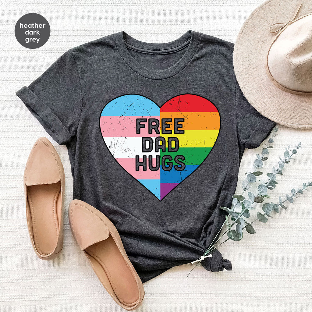 Free Dad Hugs Shirt, LGBT Pride T-Shirt product image 97