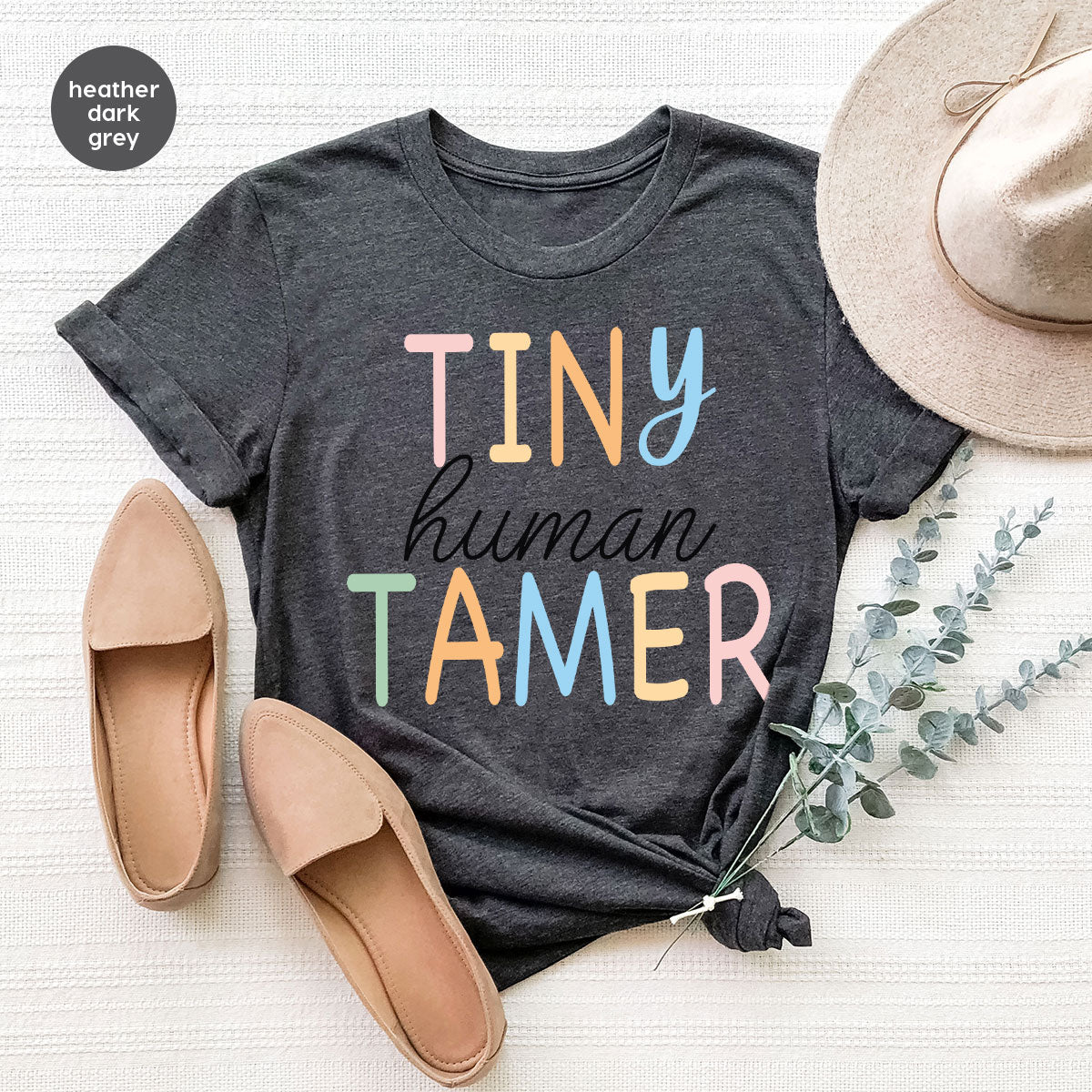 Teacher Shirt, Tiny Human Tamer, Kindergarten Preschool product image 32