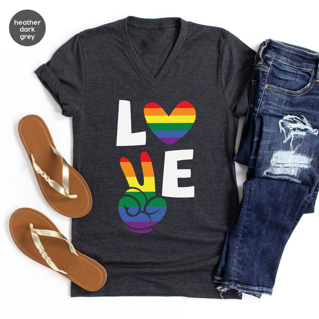 LGBT Love Shirt, Rainbow Glory T-Shirt, Pride Tee product image 98