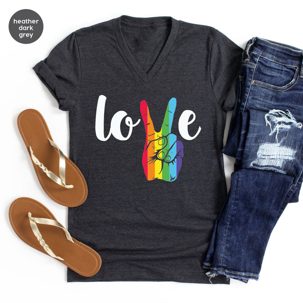 LGBT Love Shirt, Victory T-Shirt, Pride Tee, Glory product image 89