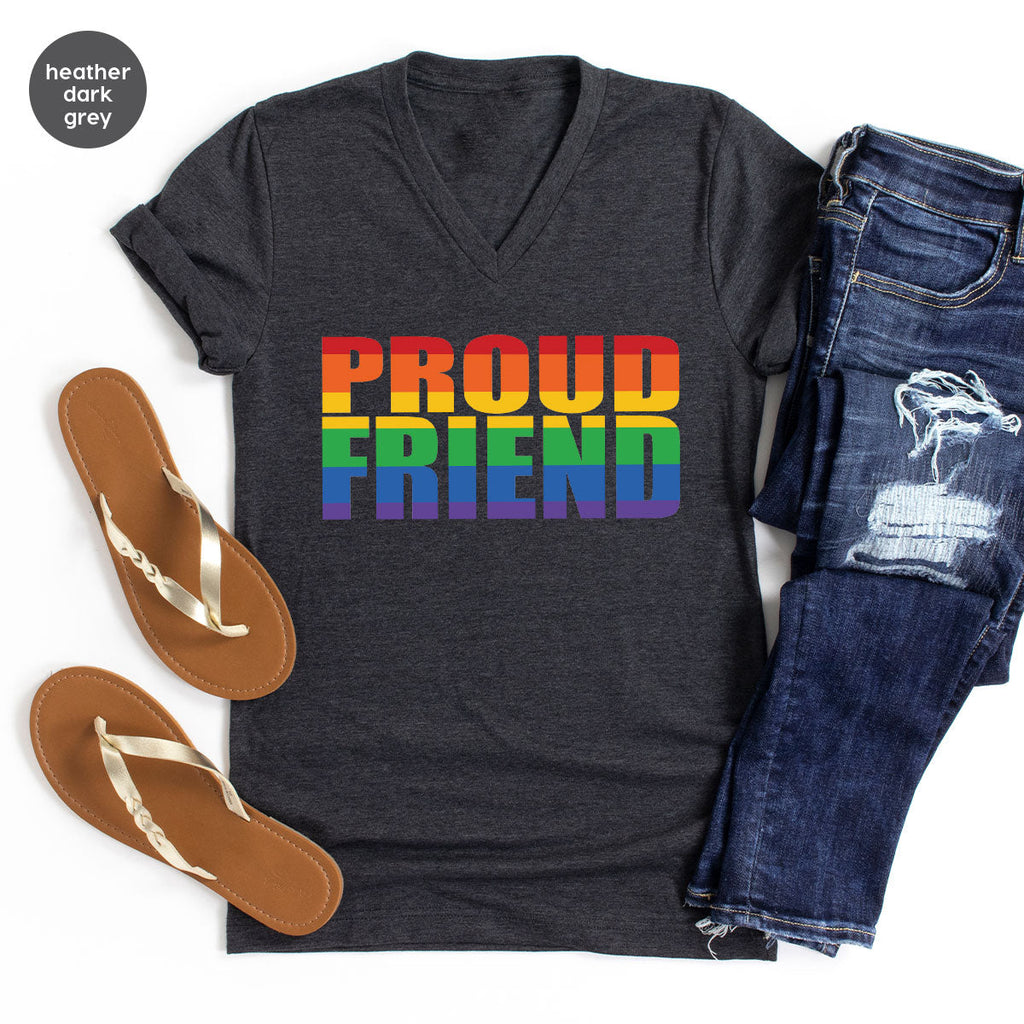 LGBT Friendship Shirt, Proud Friend T-Shirt, Gift Tee product image 96