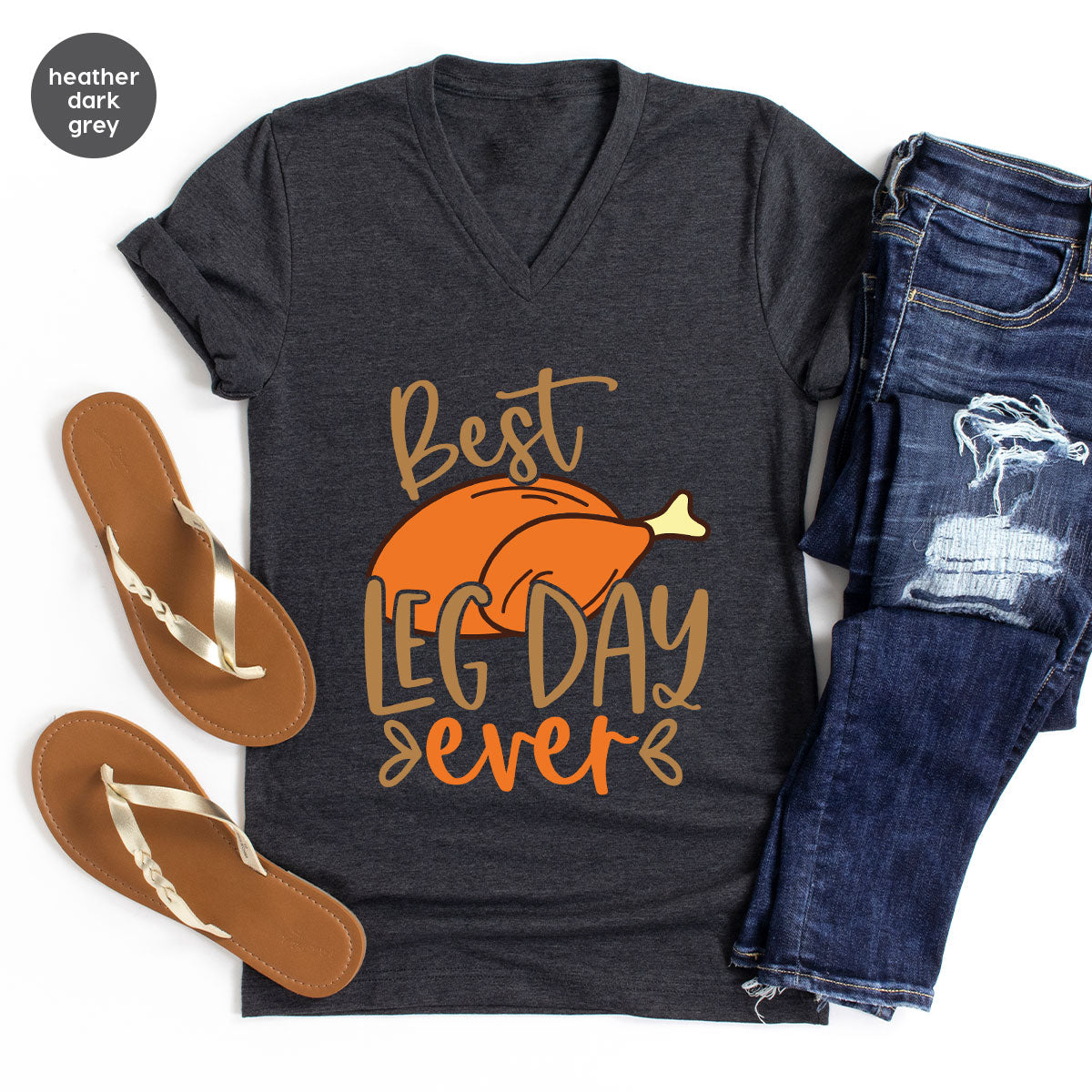 Funny Thanksgiving Shirts, Turkey Graphic Tees, Fall product image 108