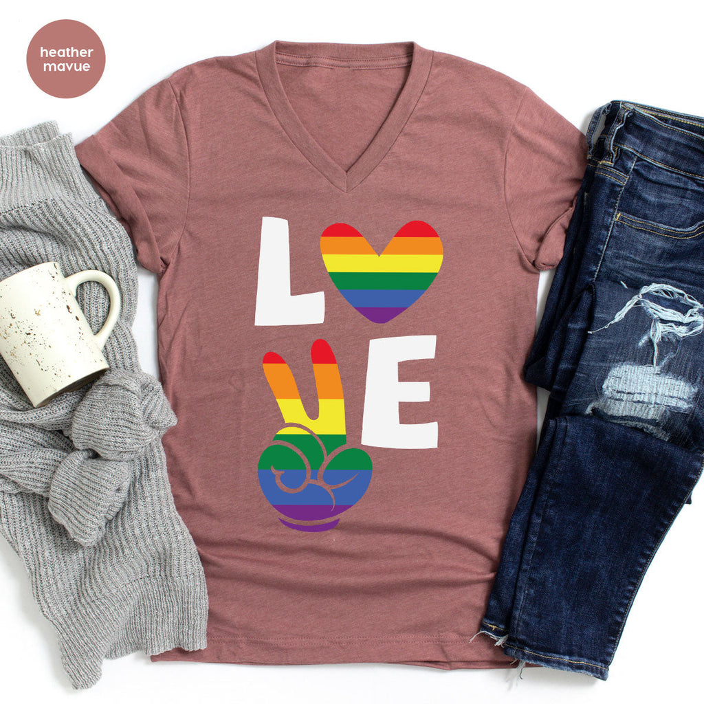 LGBT Love Shirt, Rainbow Glory T-Shirt, Pride Tee product image 106
