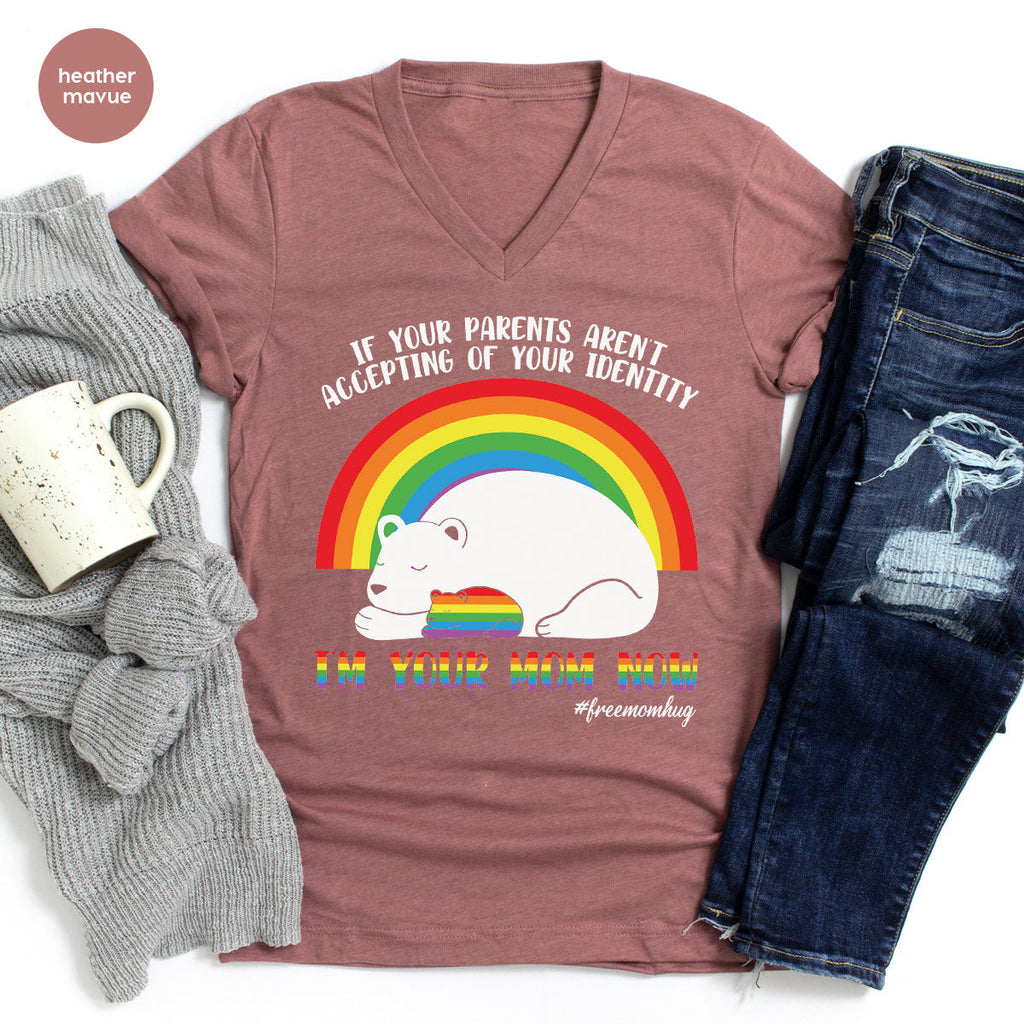 I'm Your Mom Now T-Shirt, Cute LGBT Glory Tee product image 106
