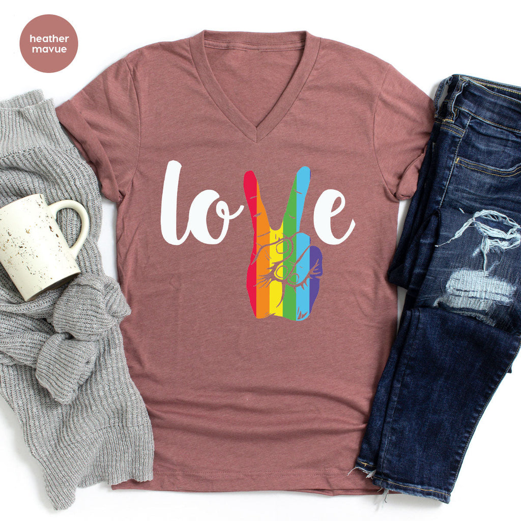 LGBT Love Shirt, Victory T-Shirt, Pride Tee, Glory product image 97