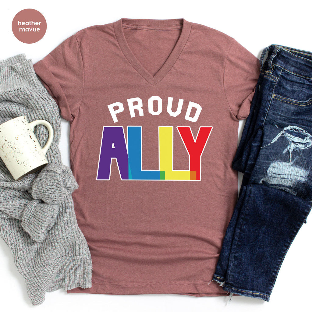 Proud Ally Shirt, LGBT T-Shirt, Tee product image 106