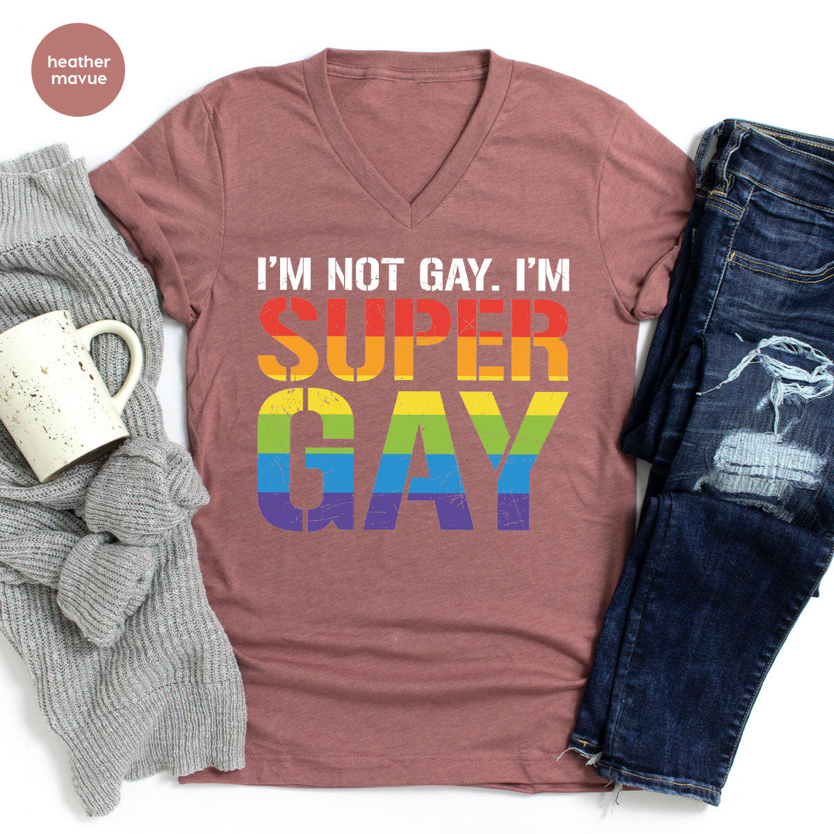 Super Gay Shirt, LGBT Power T-Shirt, Tee product image 100