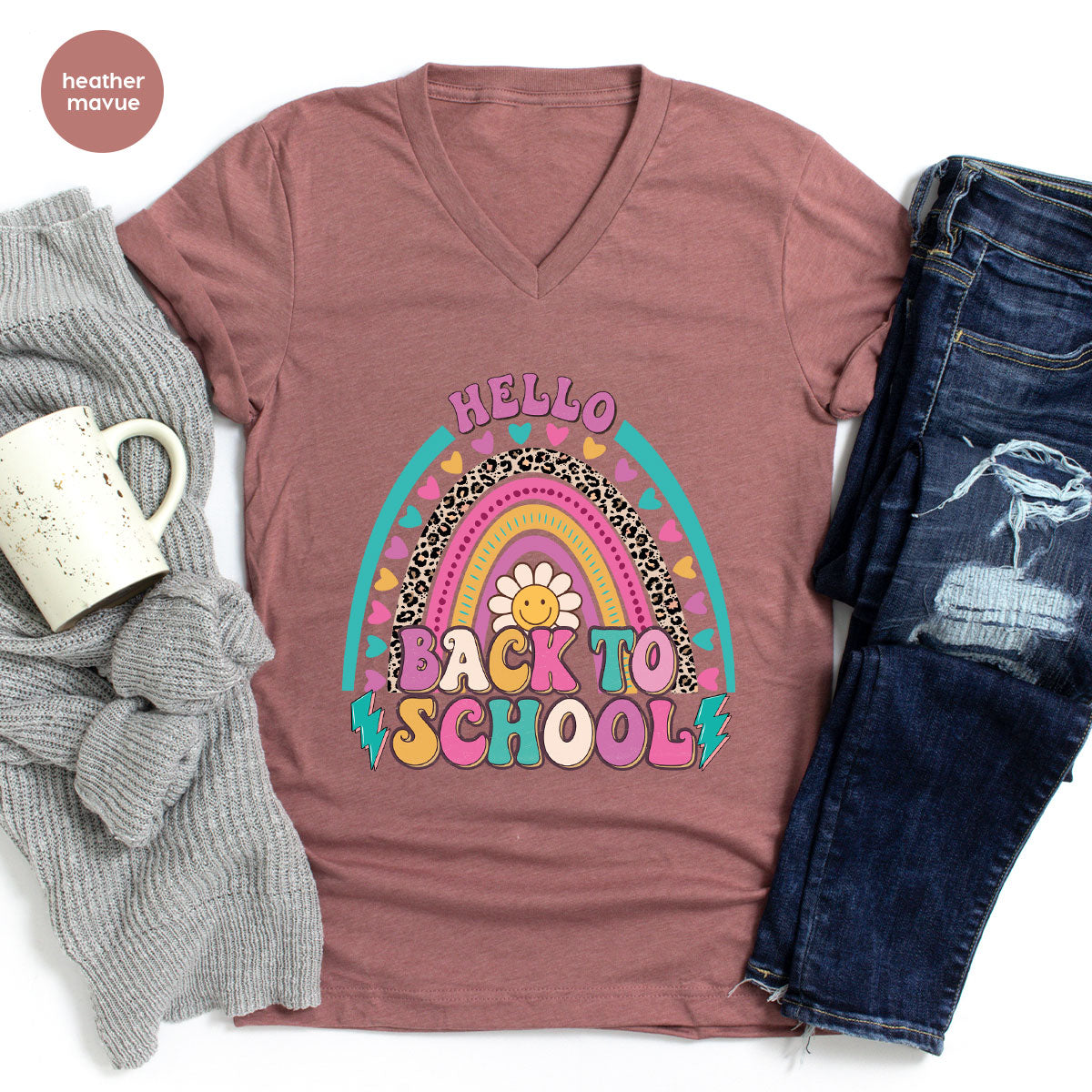 Inspirational Teacher Shirt, First Day Of School Clothing product image 48