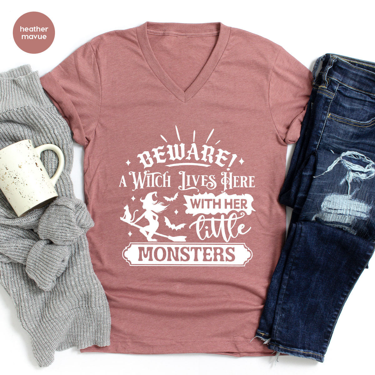 Funny Halloween Tshirts, Witch Shirt, Party Tshirt, Witchy product image 179