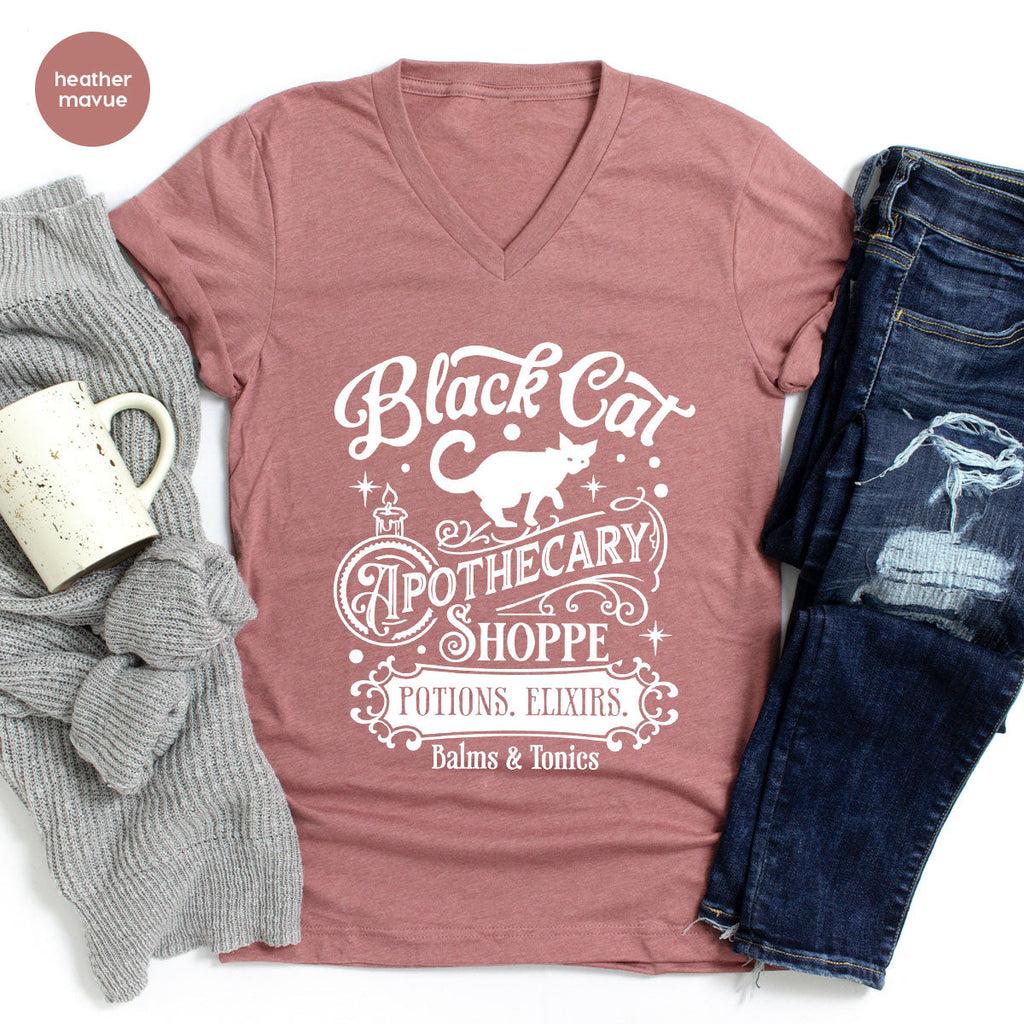 Halloween Party T-Shirt, Spooky Sweatshirt, Gifts, Cat product image 95