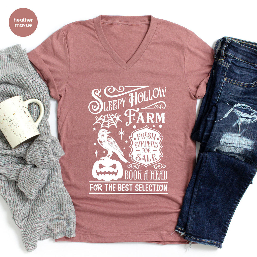 Halloween Sweatshirt, Farmer Outfit, Pumpkin Shirt, Spooky product image 180
