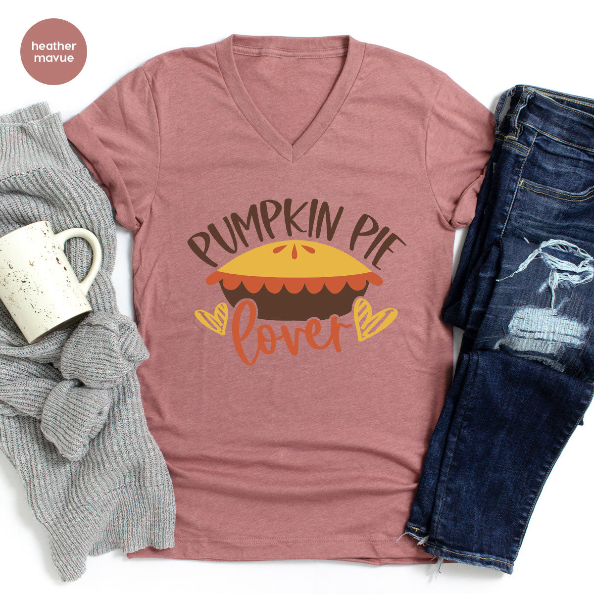 Kids Thanksgiving Shirts, Pumpkin Pie Graphic Tees, Gift product image 131