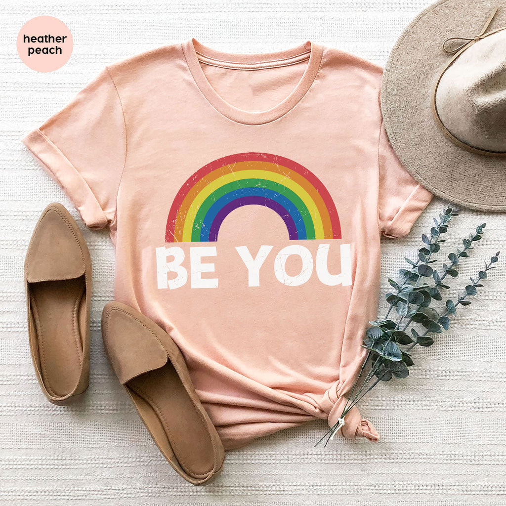 Rainbow T-Shirt, Be You Shirt, LGBT Pride product image 104
