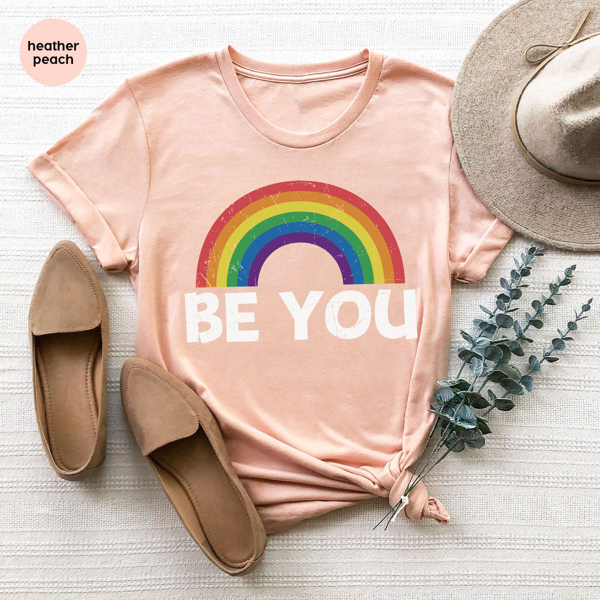 Rainbow T-Shirt, Be You Shirt, LGBT Pride product image 104