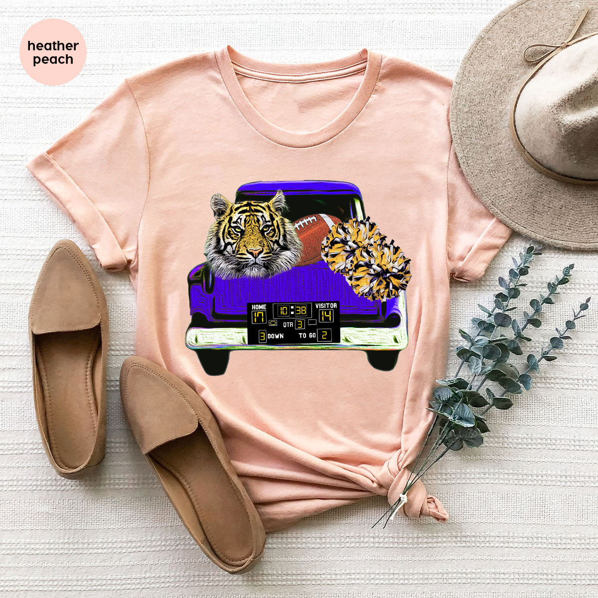 Football Truck Shirt, Tiger Graphic Tees, Mom TShirt, Gifts product image 141