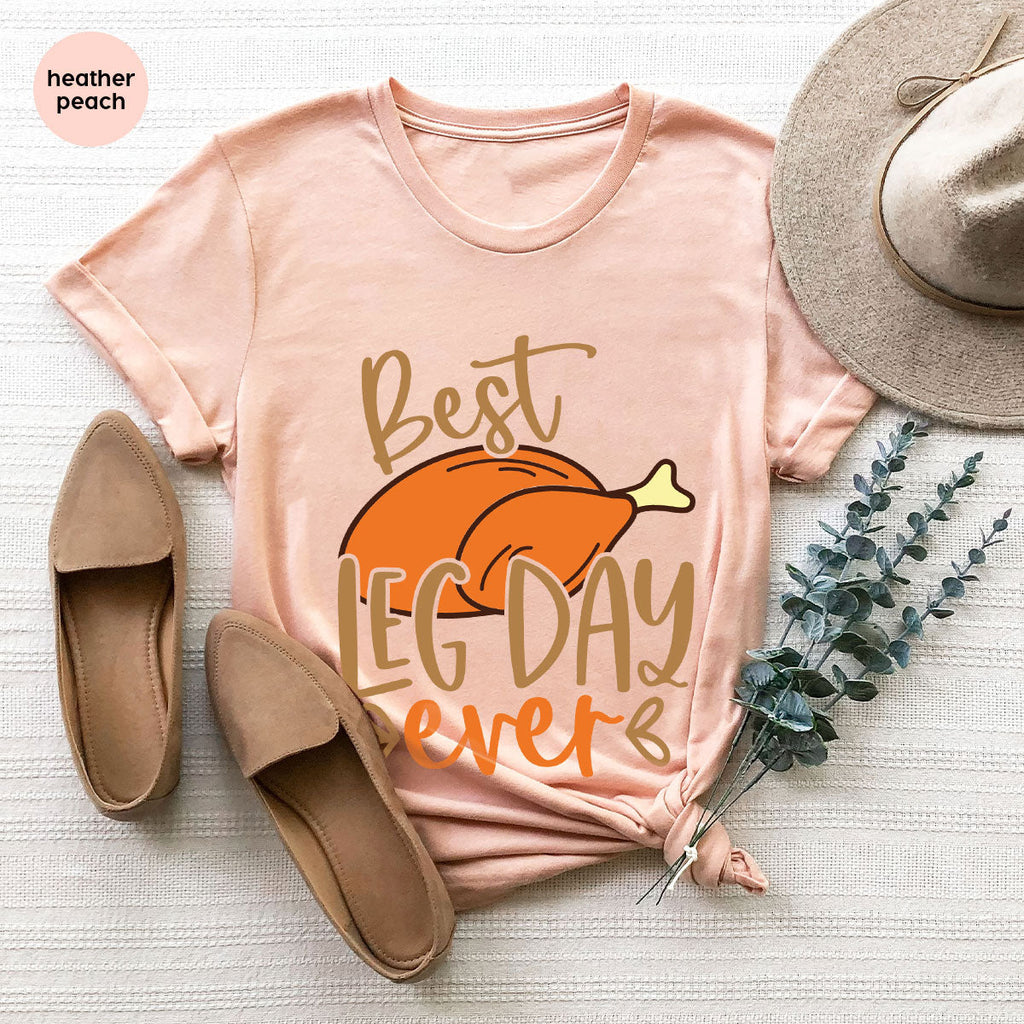 Funny Thanksgiving Shirts, Turkey Graphic Tees, Fall product image 123