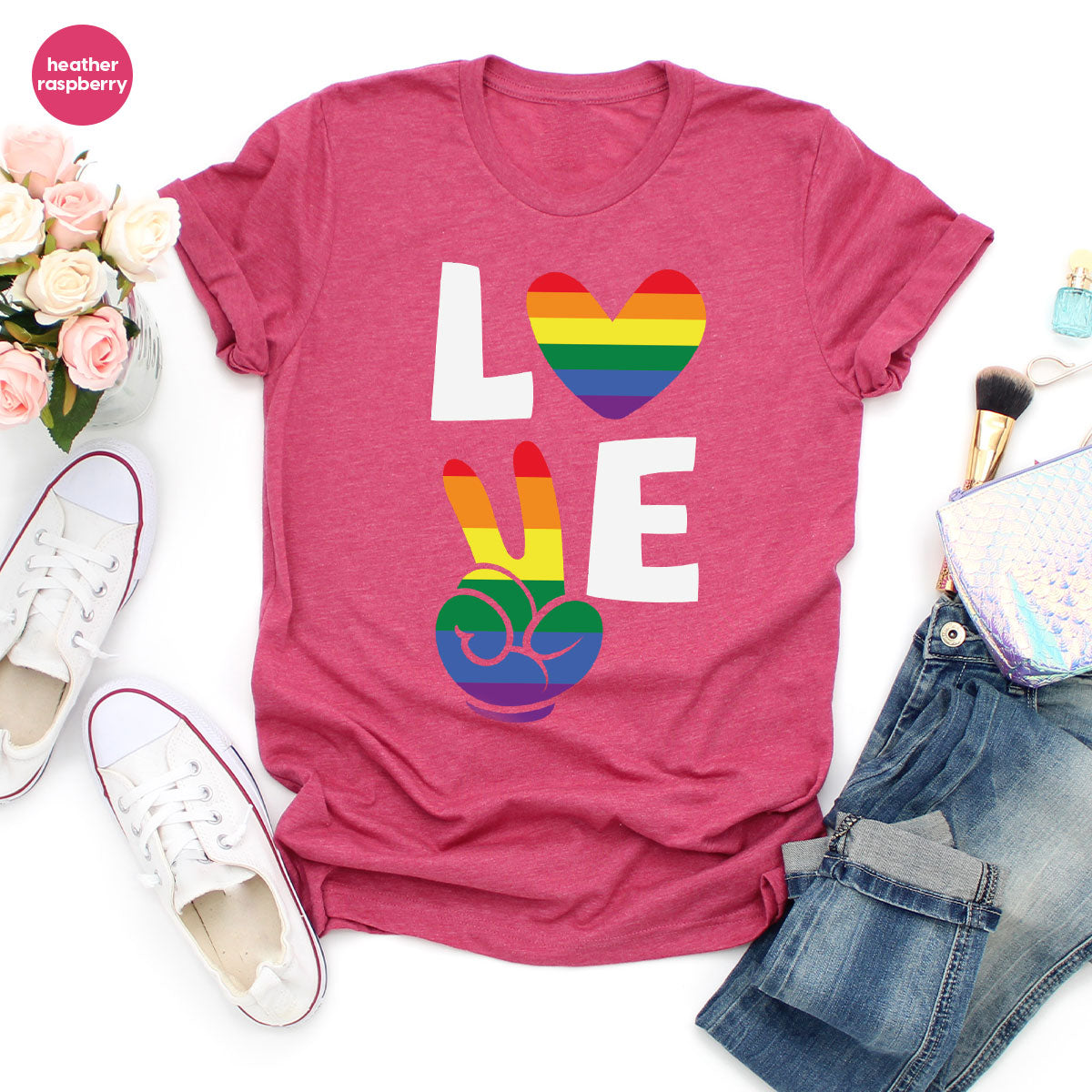 LGBT Love Shirt, Rainbow Glory T-Shirt, Pride Tee product image 111
