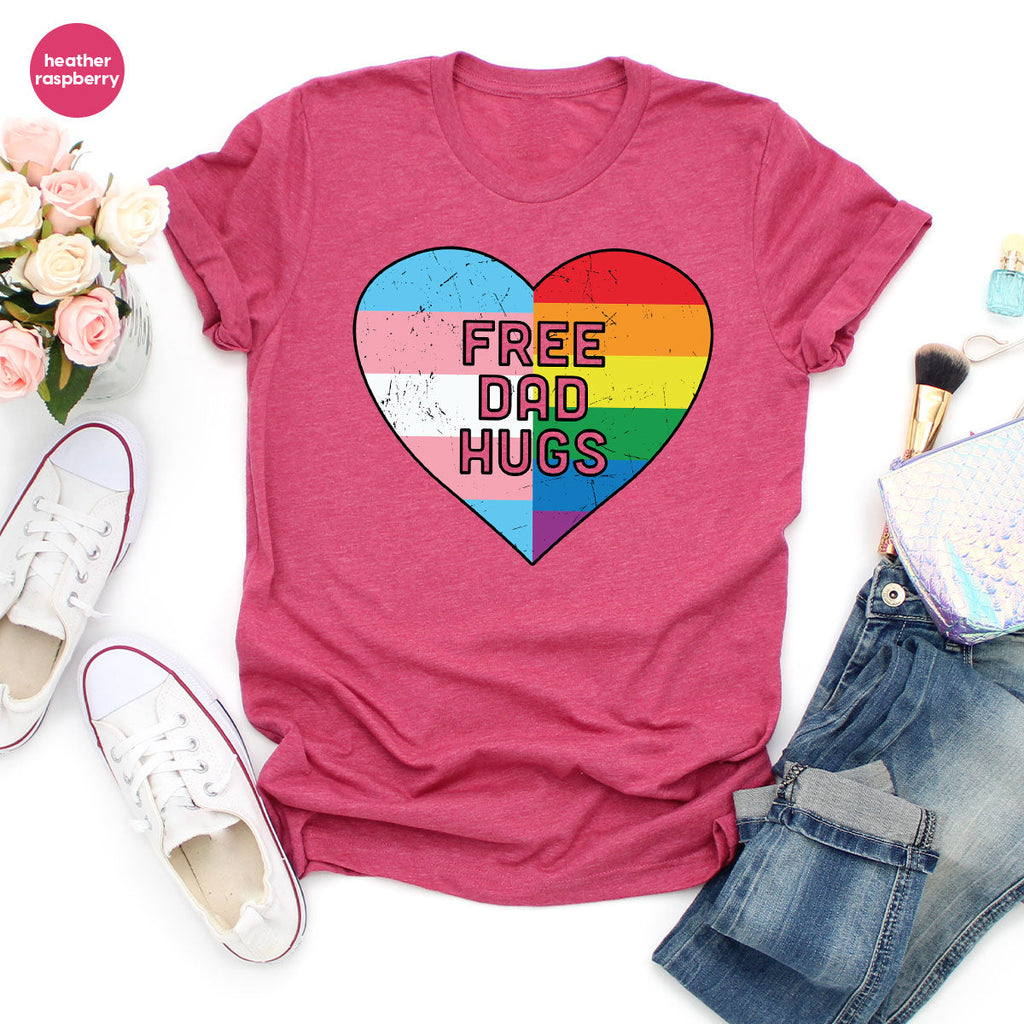 Free Dad Hugs Shirt, LGBT Pride T-Shirt product image 111