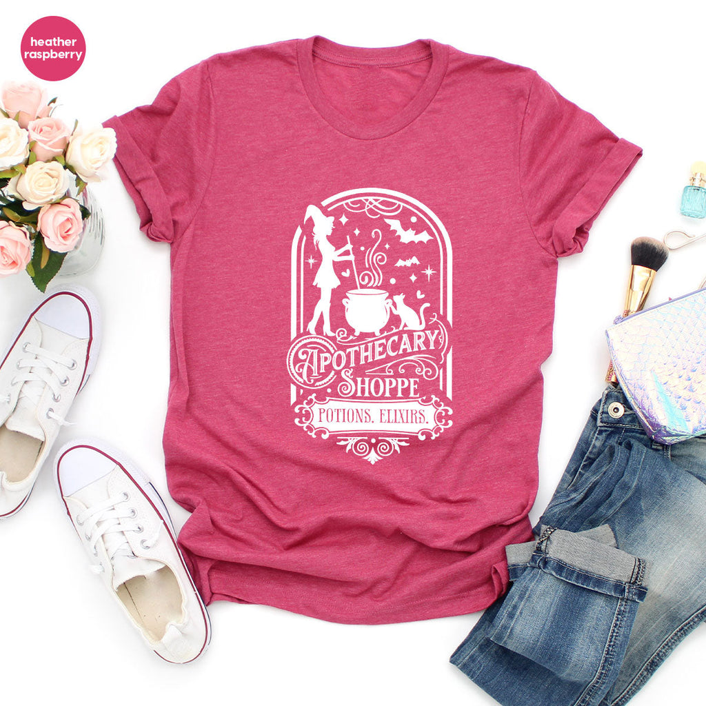 Funny Witch Shirt, Halloween Party Tshirt, Apothecary product image 187
