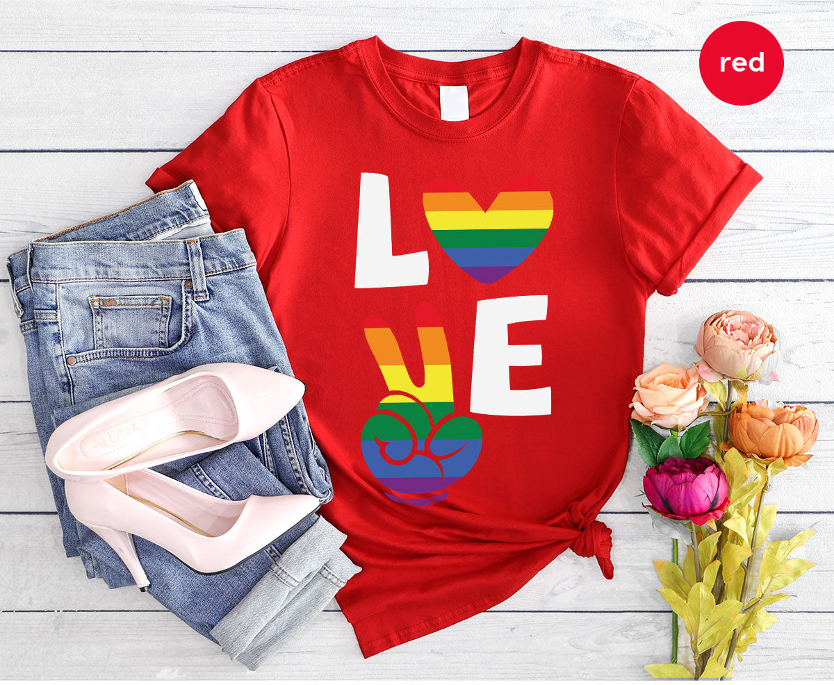 LGBT Love Shirt, Rainbow Glory T-Shirt, Pride Tee product image 112