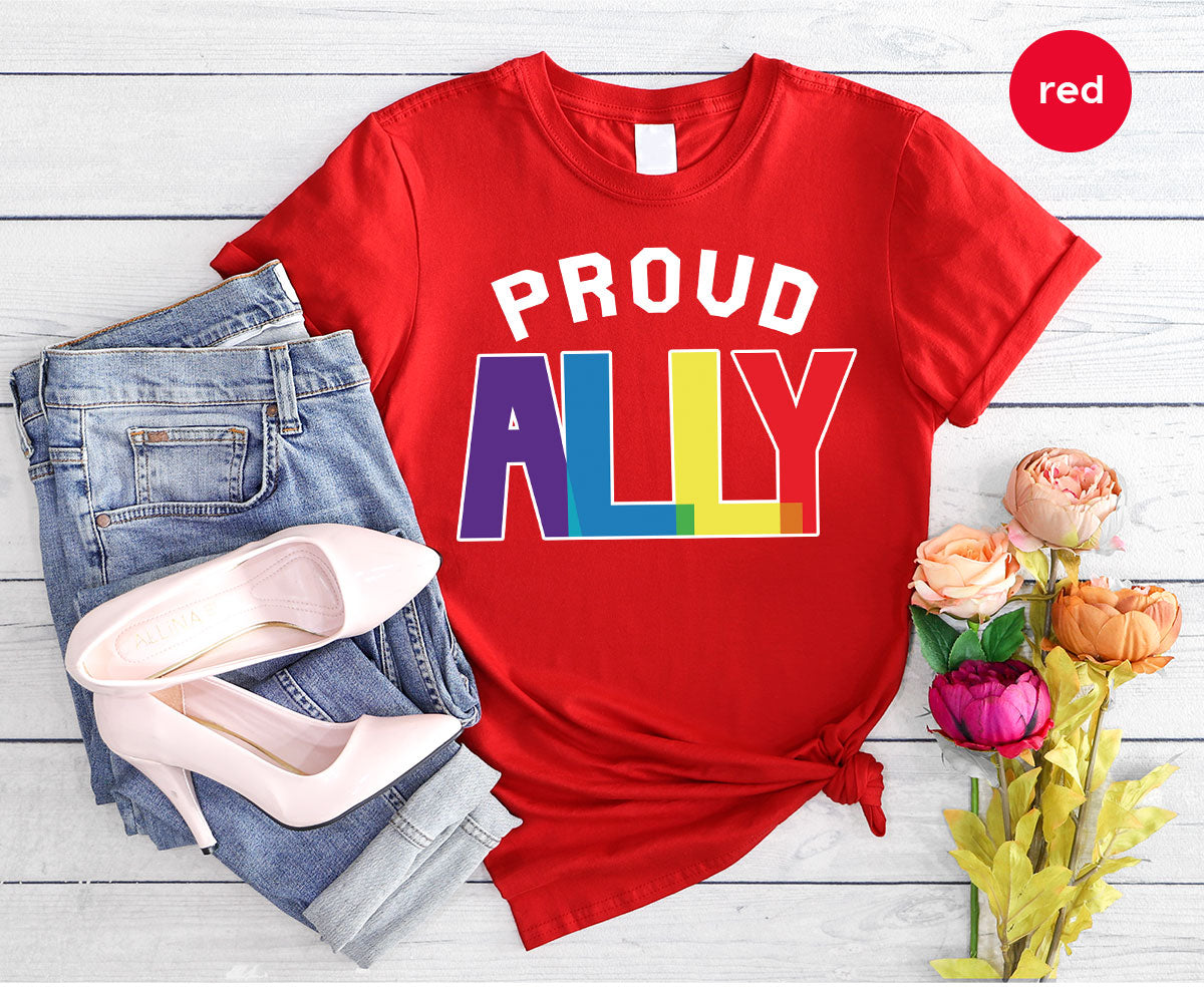 Proud Ally Shirt, LGBT T-Shirt, Tee product image 112