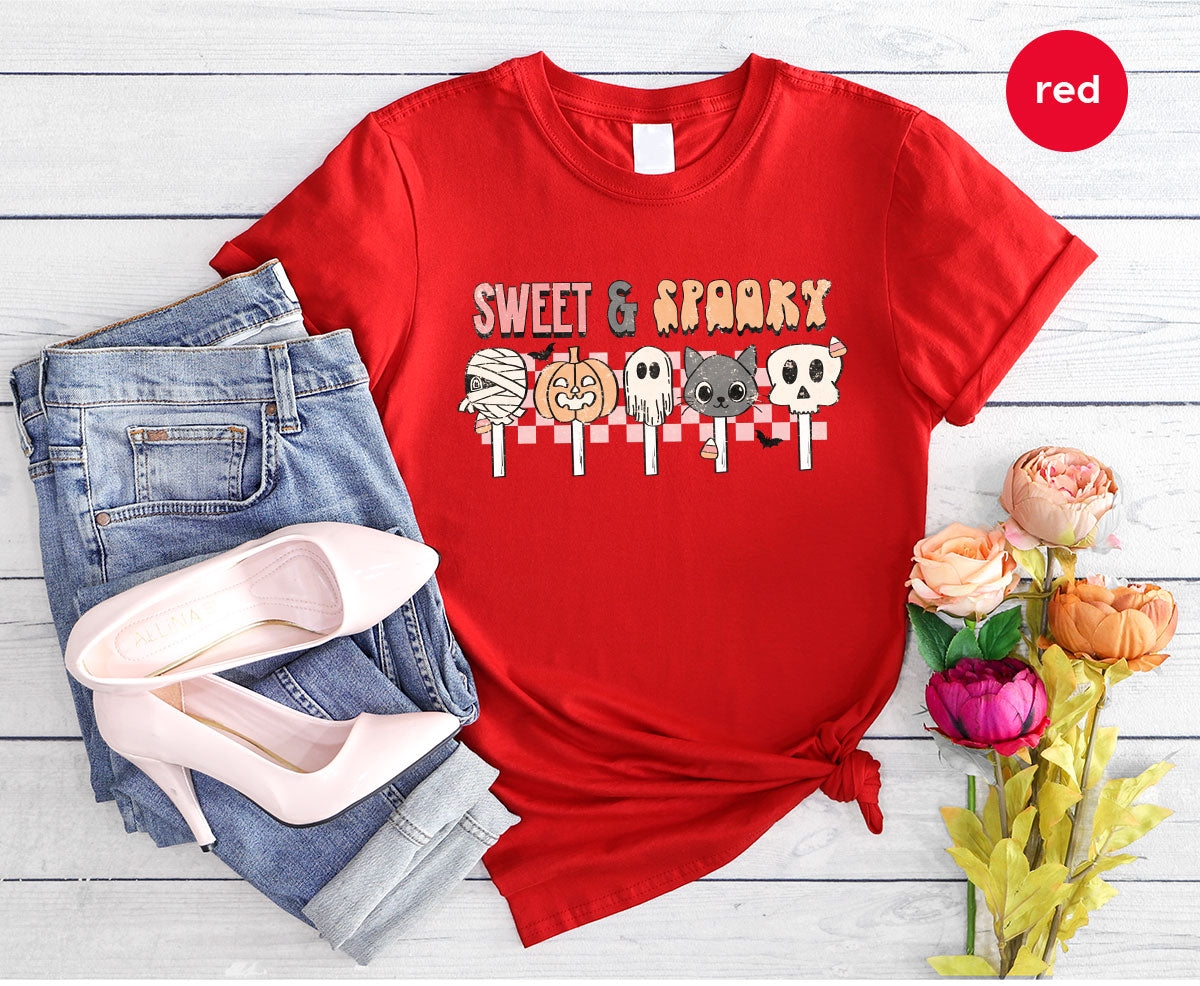 Retro Pumpkin T Shirt, Vintage Cat T-Shirt, Sweet Toddler product image 165