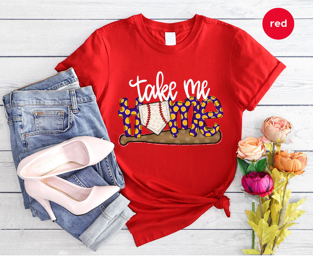 Baseball T-Shirt, Gifts for Her, Mom Outfit, Sister Shirt product image 90