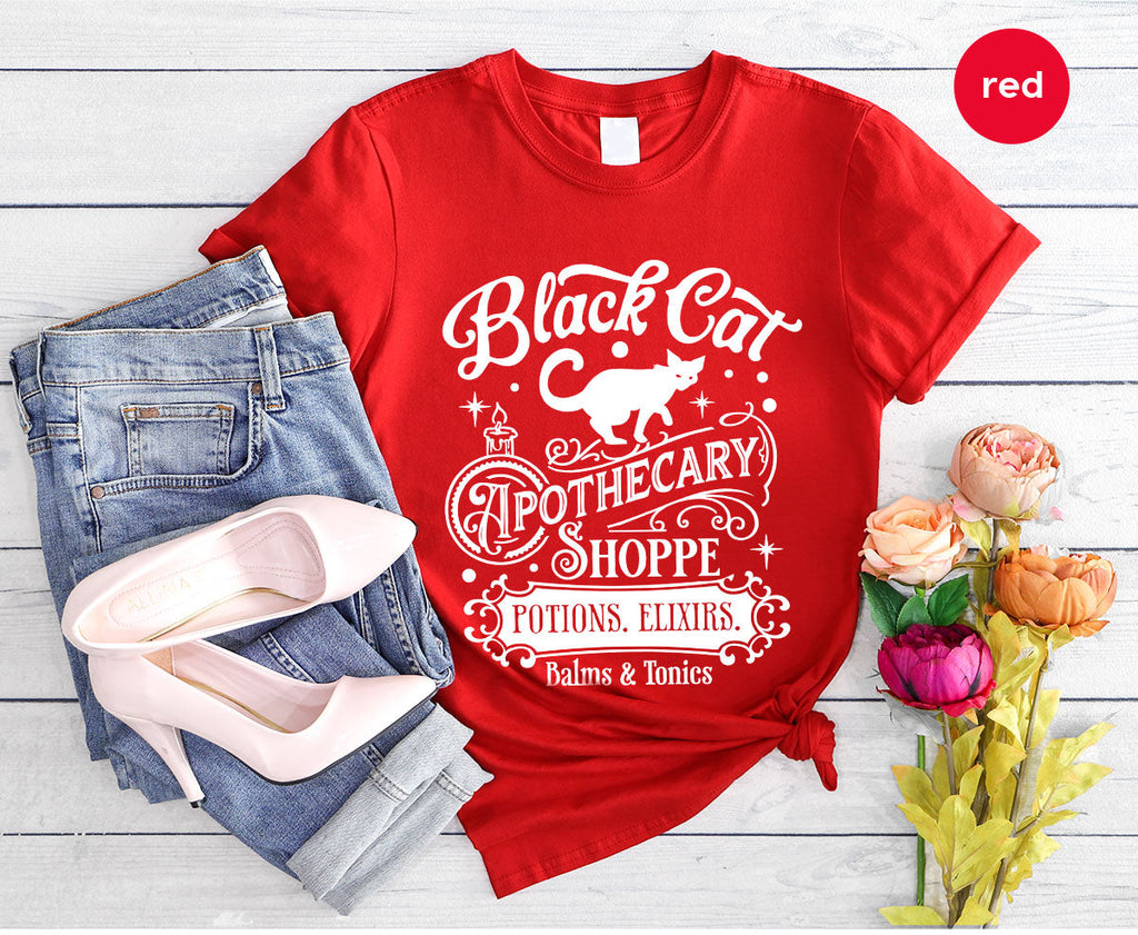 Halloween Party T-Shirt, Spooky Sweatshirt, Gifts, Cat product image 102