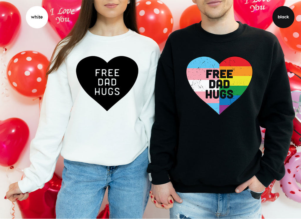 Free Dad Hugs Shirt, LGBT Pride T-Shirt product image 117