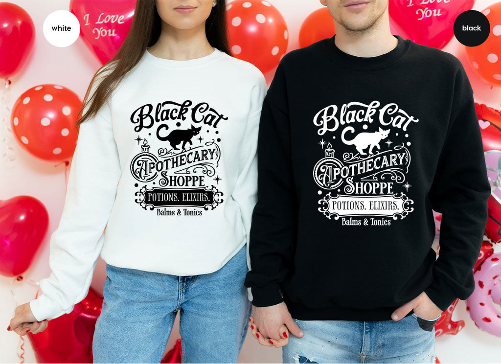 Halloween Party T-Shirt, Spooky Sweatshirt, Gifts, Cat product image 109