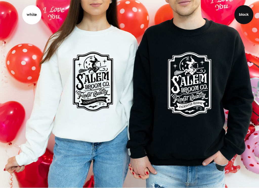 Halloween Shirts, Spooky Season Sweatshirt, Witch Womens product image 17