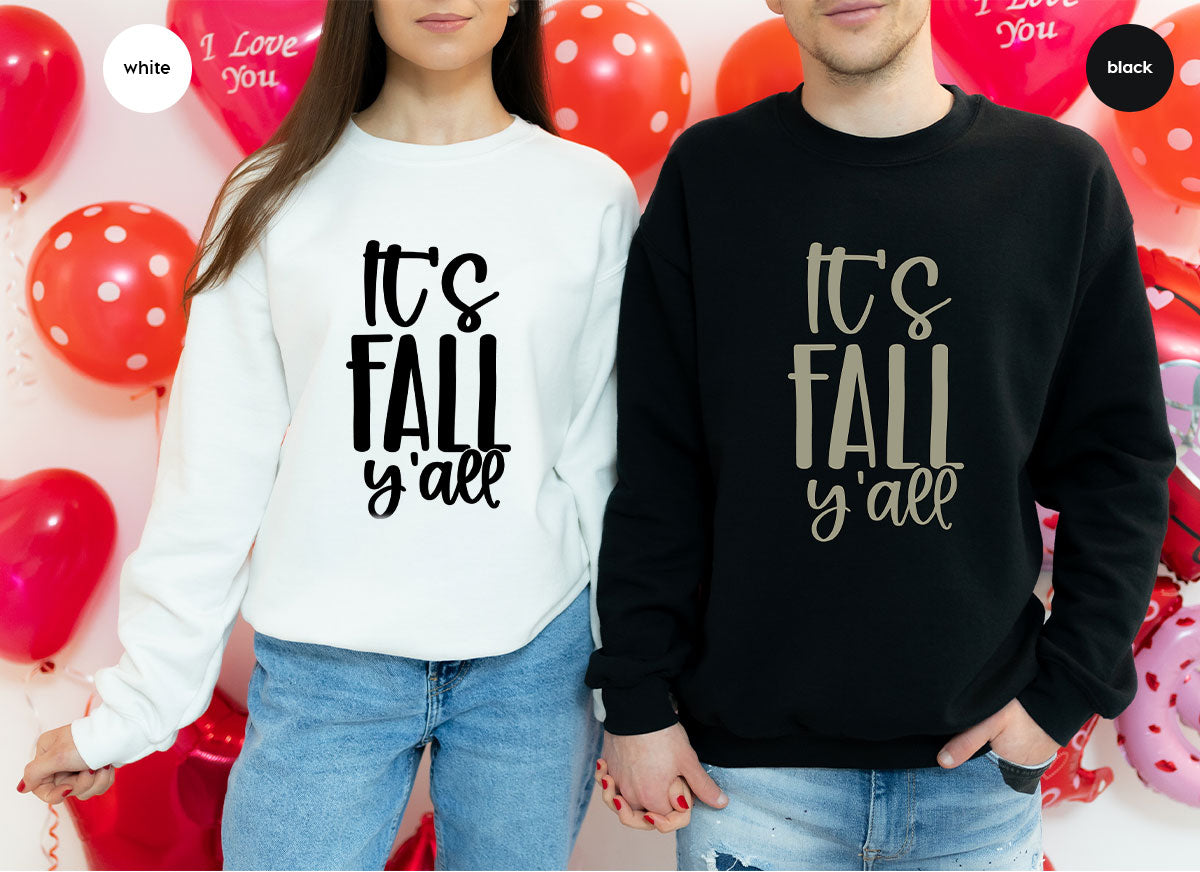 Fall Crewneck Sweatshirt, Its Yall T-Shirt, Gifts, for Her product image 196