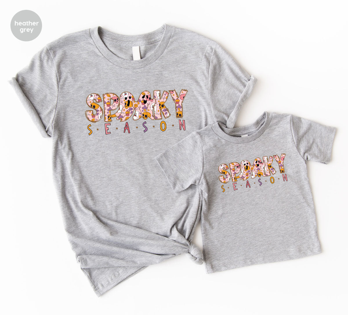 Ghost Graphic Tees, Cute Kid Halloween Shirt, Spooky product image 166