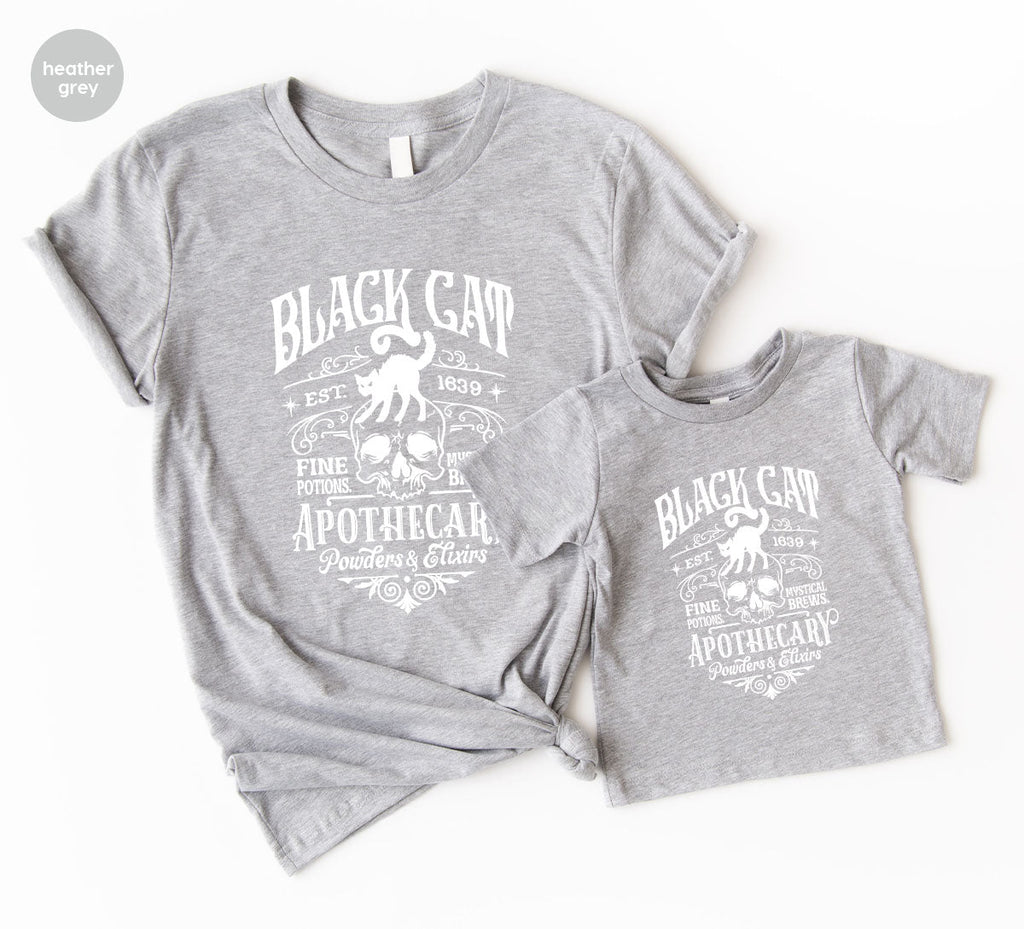 Spooky Season Gifts, Halloween Party Toddler T-Shirt, Cat product image 100