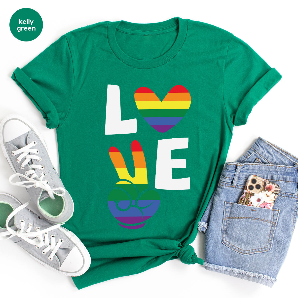 LGBT Love Shirt, Rainbow Glory T-Shirt, Pride Tee product image 103