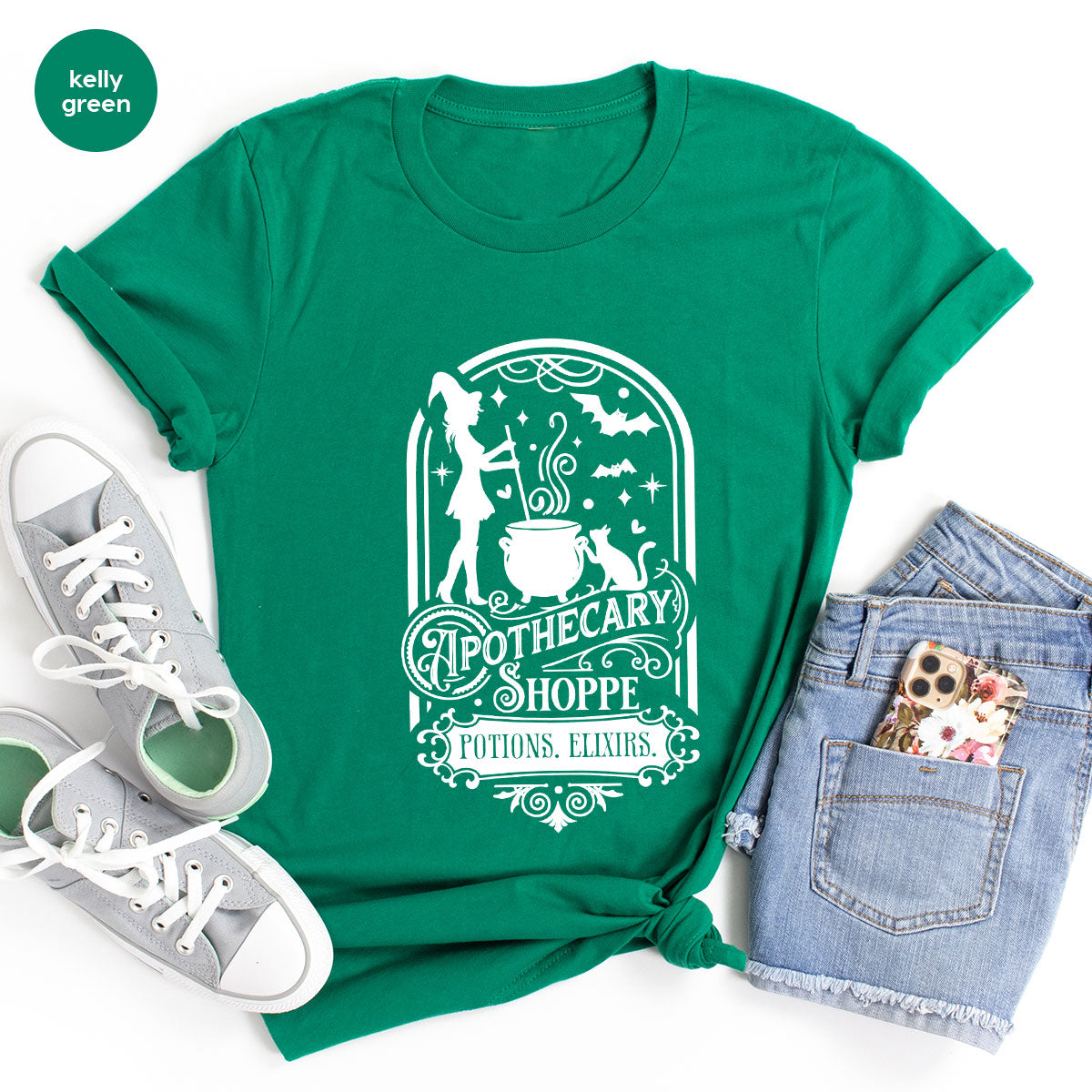 Funny Witch Shirt, Halloween Party Tshirt, Apothecary product image 176