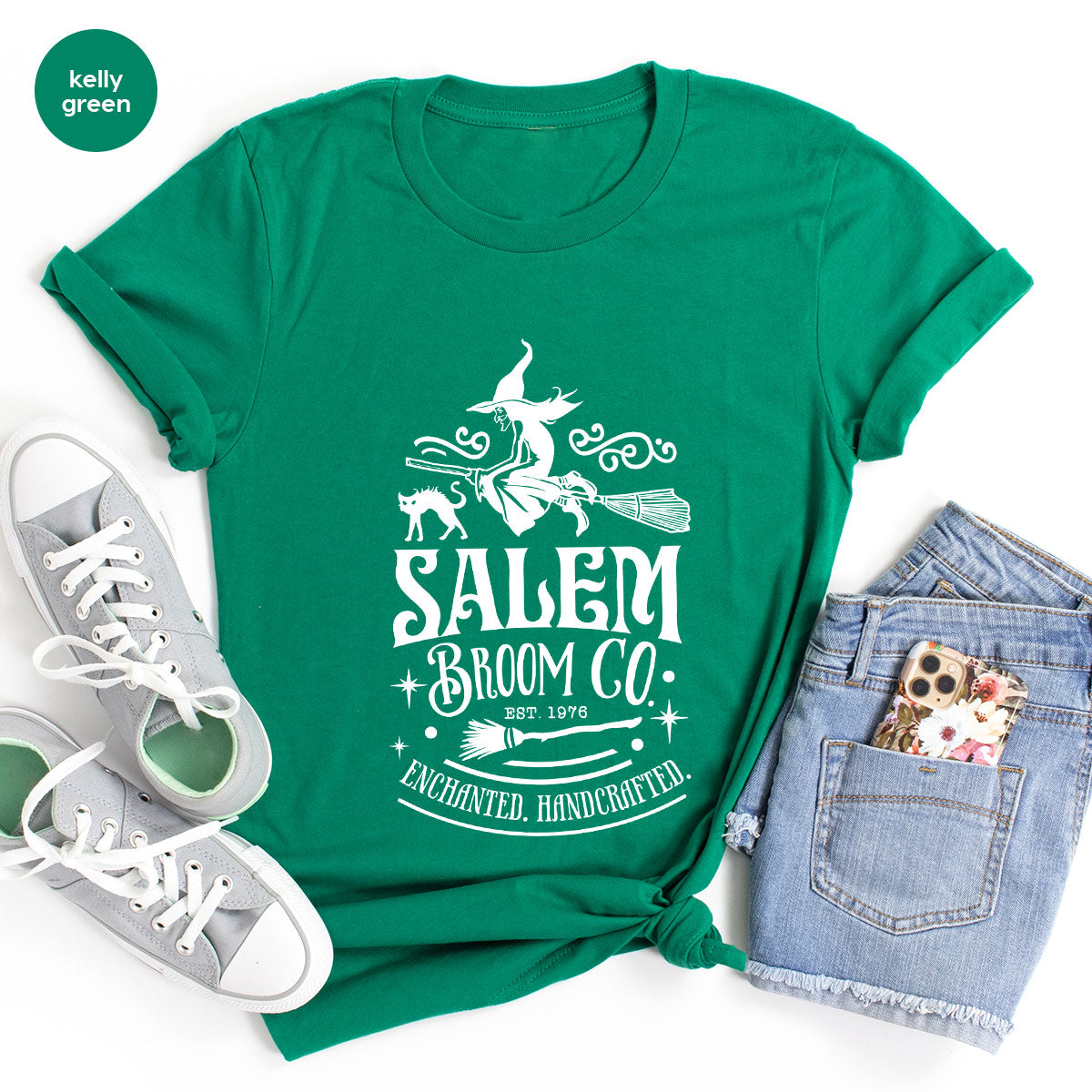Halloween T-Shirt, Gifts, Salem Graphic Tees, Witchy Witch product image 91