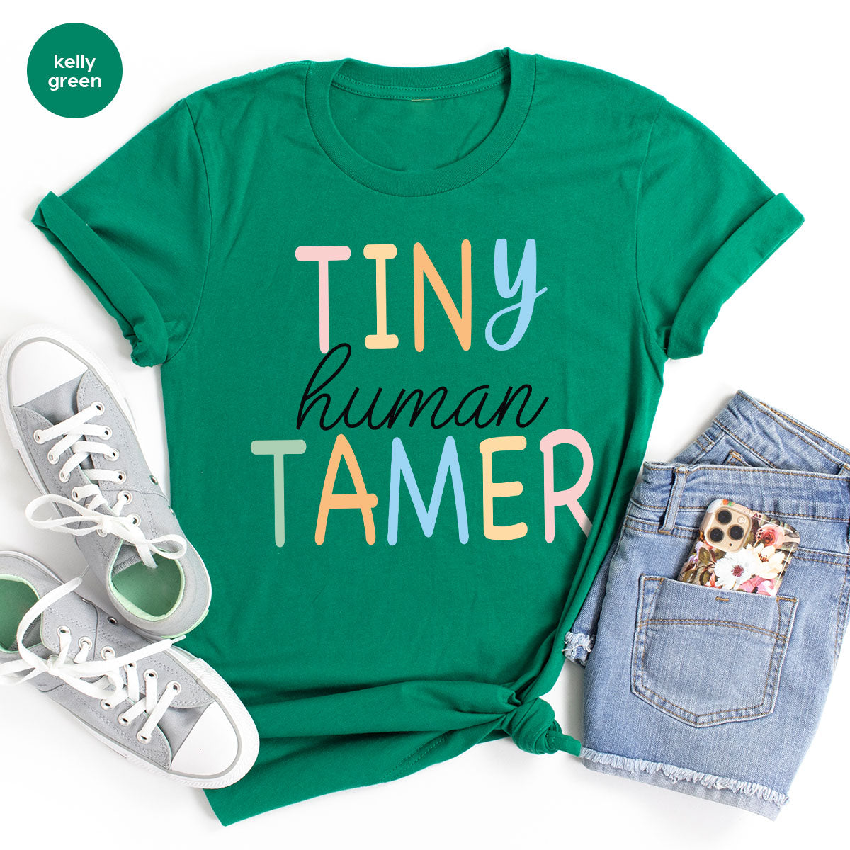 Teacher Shirt, Tiny Human Tamer, Kindergarten Preschool product image 38