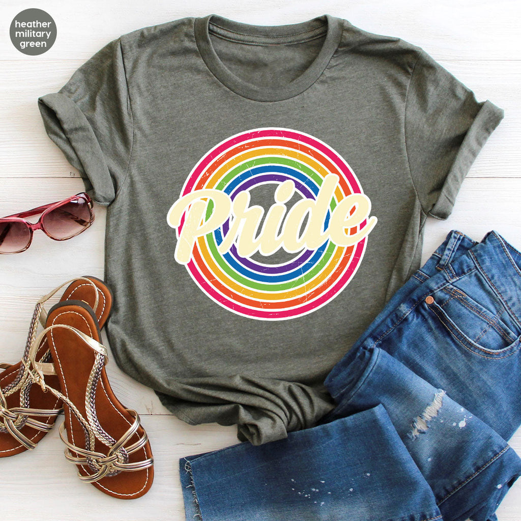 Pride Shirt, LGBT T-Shirt, Tee, Rainbow Graphic product image 104
