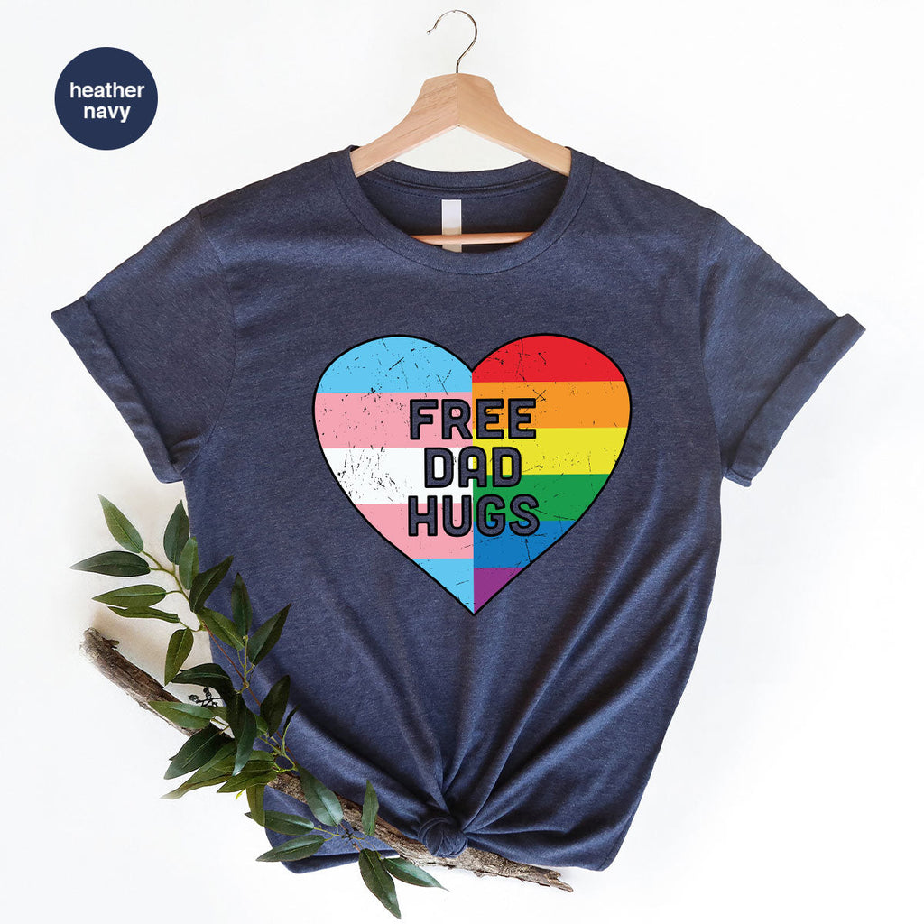 Free Dad Hugs Shirt, LGBT Pride T-Shirt product image 108