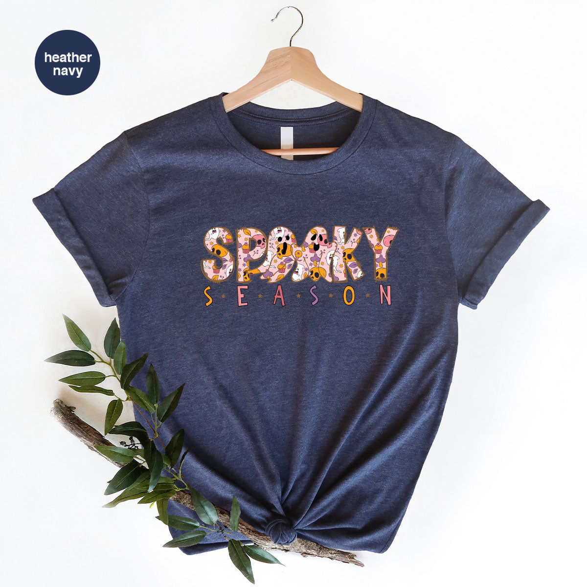 Ghost Graphic Tees, Cute Kid Halloween Shirt, Spooky product image 176