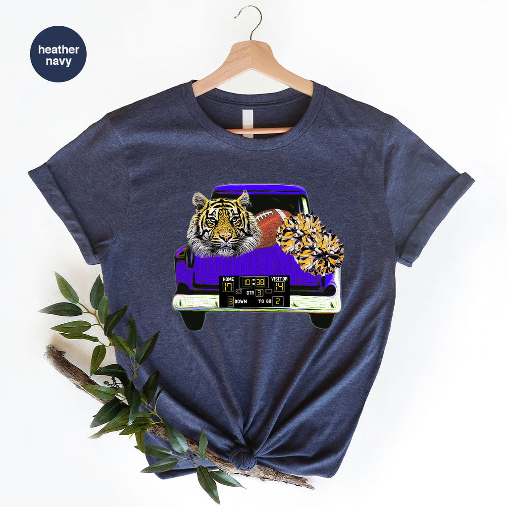 Football Truck Shirt, Tiger Graphic Tees, Mom TShirt, Gifts product image 139