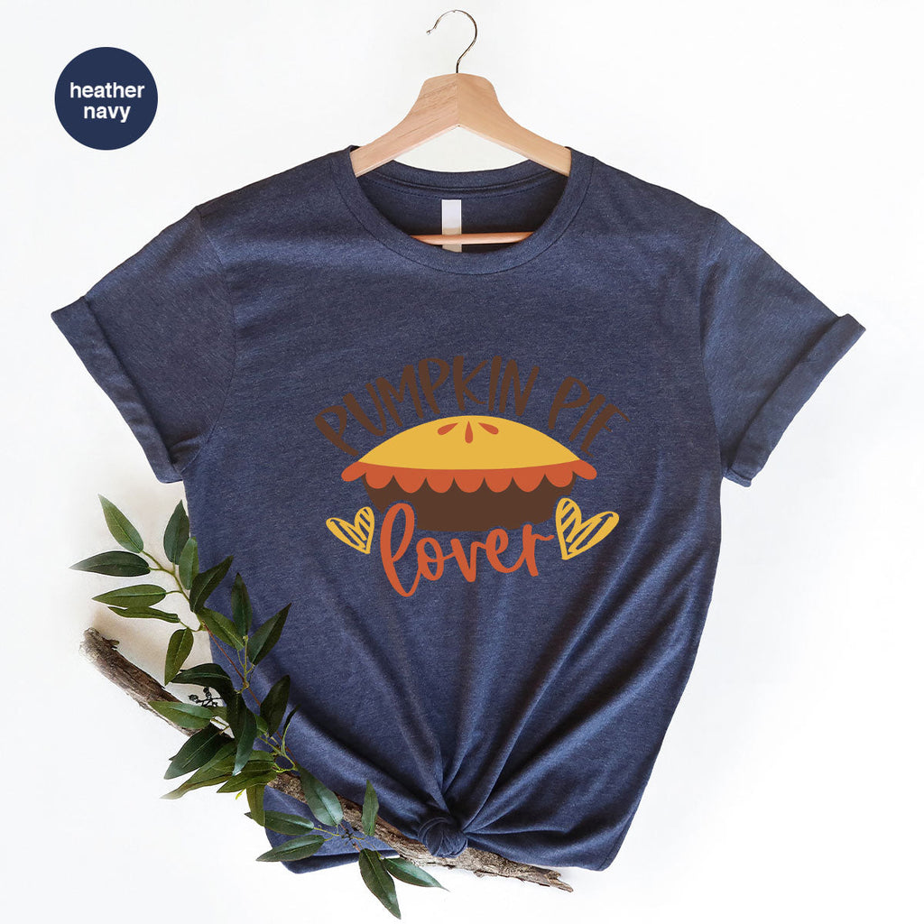 Kids Thanksgiving Shirts, Pumpkin Pie Graphic Tees, Gift product image 134