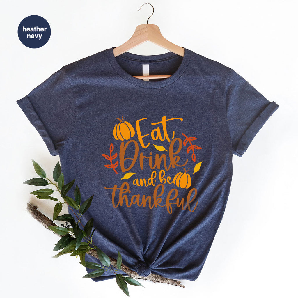 Cute Pumpkin T-Shirt, Fall Graphic Tees, Thankful Gifts product image 146