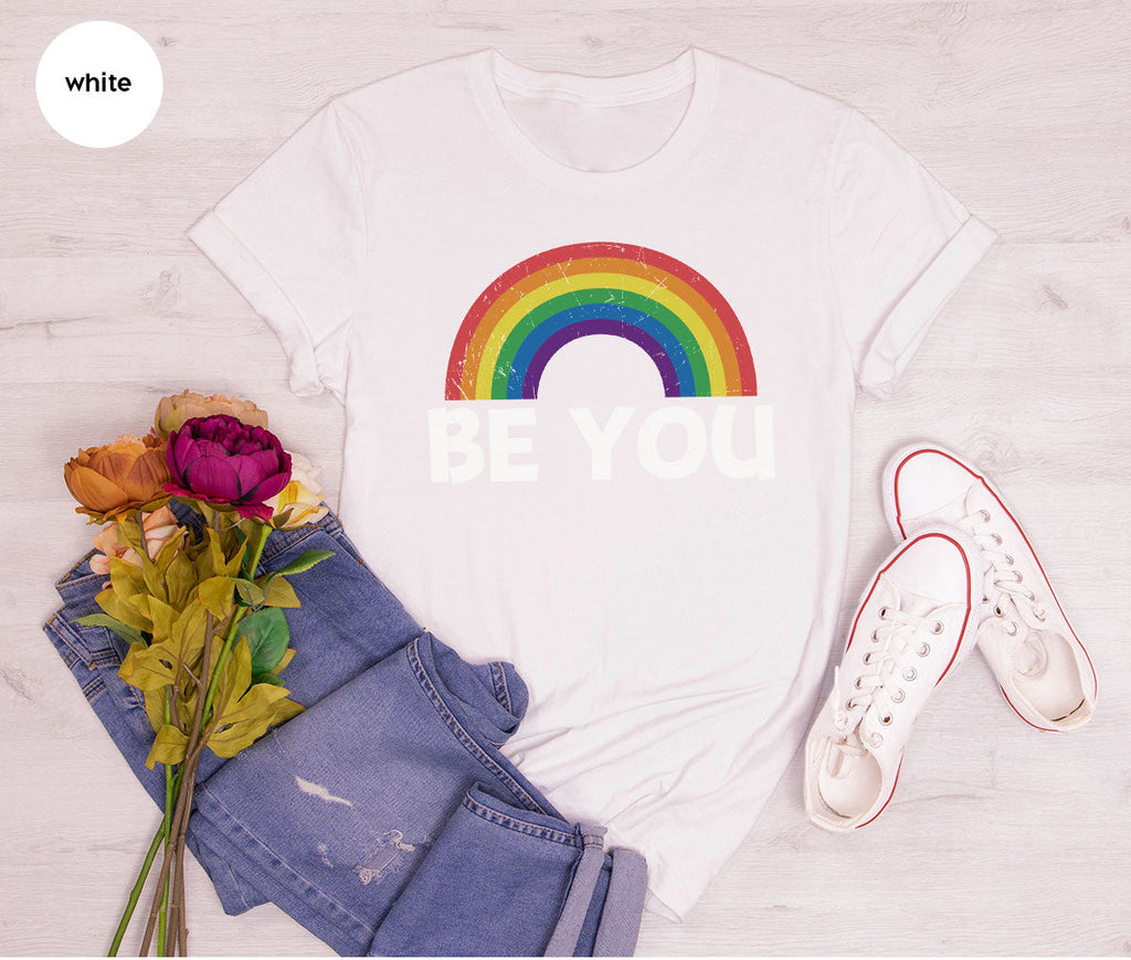 Rainbow T-Shirt, Be You Shirt, LGBT Pride product image 112