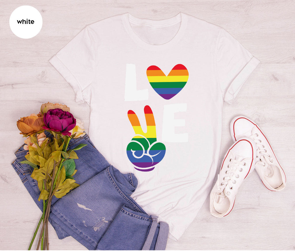 LGBT Love Shirt, Rainbow Glory T-Shirt, Pride Tee product image 118